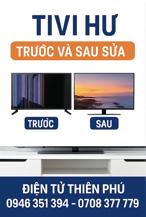 Sửa Chữa Tivi Quận 12 | Dịch Vụ Sửa tivi mất nguồn đột ngột